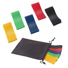Load image into Gallery viewer, 5 Level Resistance Rubber Bands Yoga Training Elastic Bands