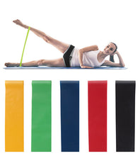 Load image into Gallery viewer, 5 Level Resistance Rubber Bands Yoga Training Elastic Bands